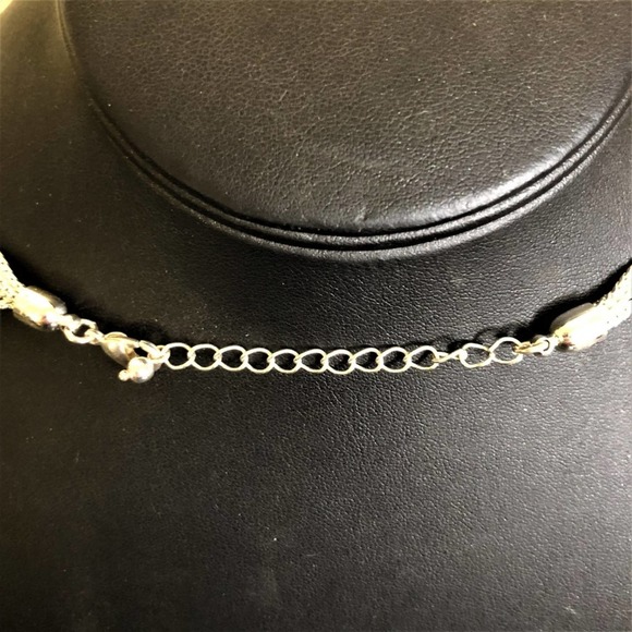 Necklace Silver 17" Multi-Strand - Picture 3 of 3
